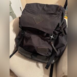 The Northface Black Canvas Backpack